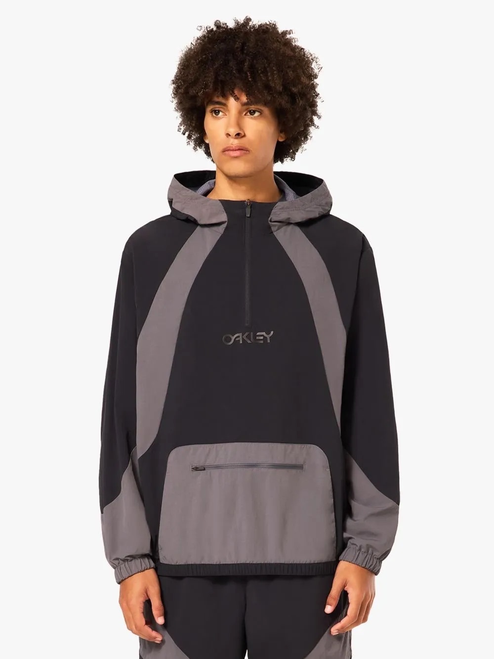 Oakley Black Verve RC Lifestyle Anorak Jacket Mens S